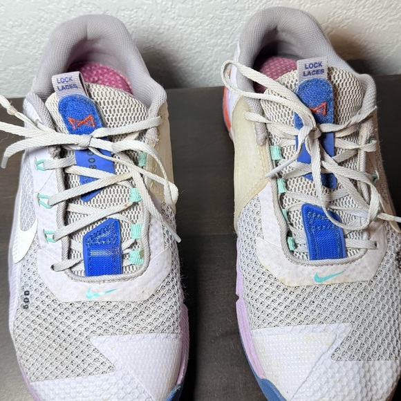 Nike Purple and Blue Sneakers Sporty Mesh Design - Picture 3 of 7